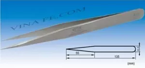 Nhíp Gắp Linh Kiện Thép Không Gỉ ST-17 Vetus (Trắng)